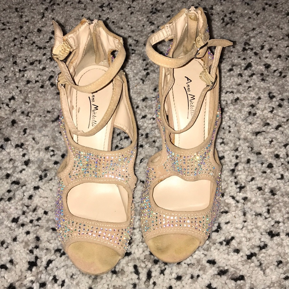 Just In✨ Suede Bling Heels - Picture 4 of 10